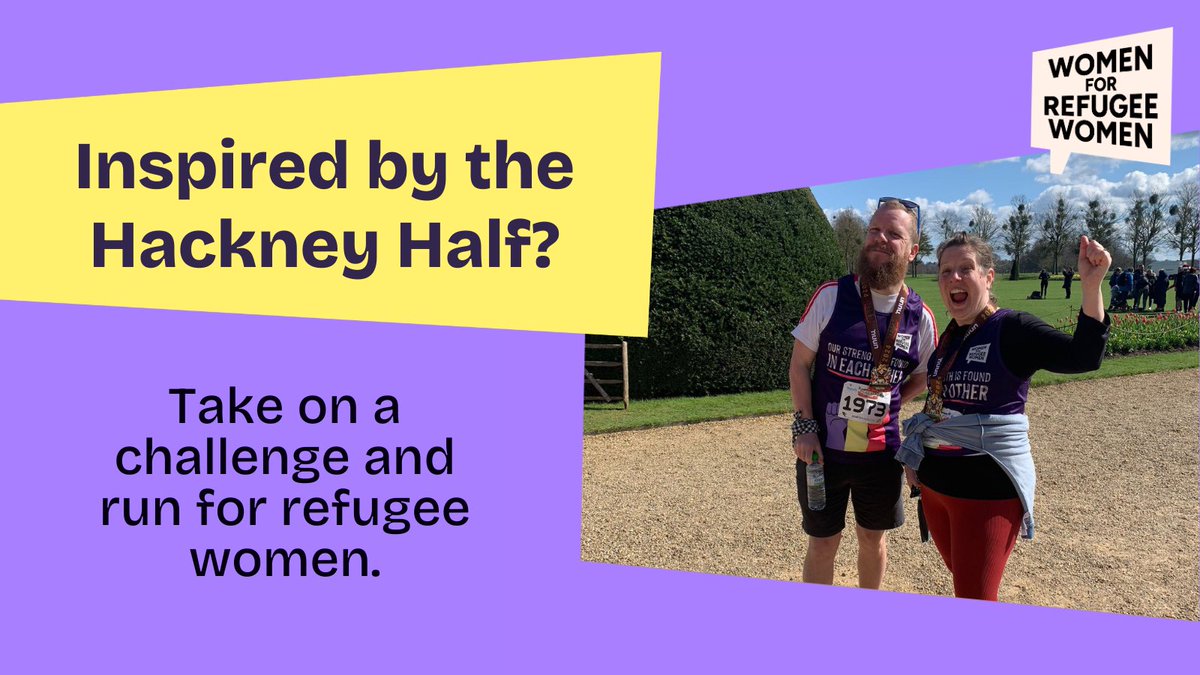 4refugeewomen's tweet photo. Inspired by the #HackneyHalf this weekend?
We have running places in:
🏅 London Landmarks
🏃🏾♀️ Oxford Half
👟 Yorkshire Marathon
& many more!
Browse our races here: https://t.co/J9SqHhjpTo
#HalfMaraton #Marathon https://t.co/bIenLDSJeH