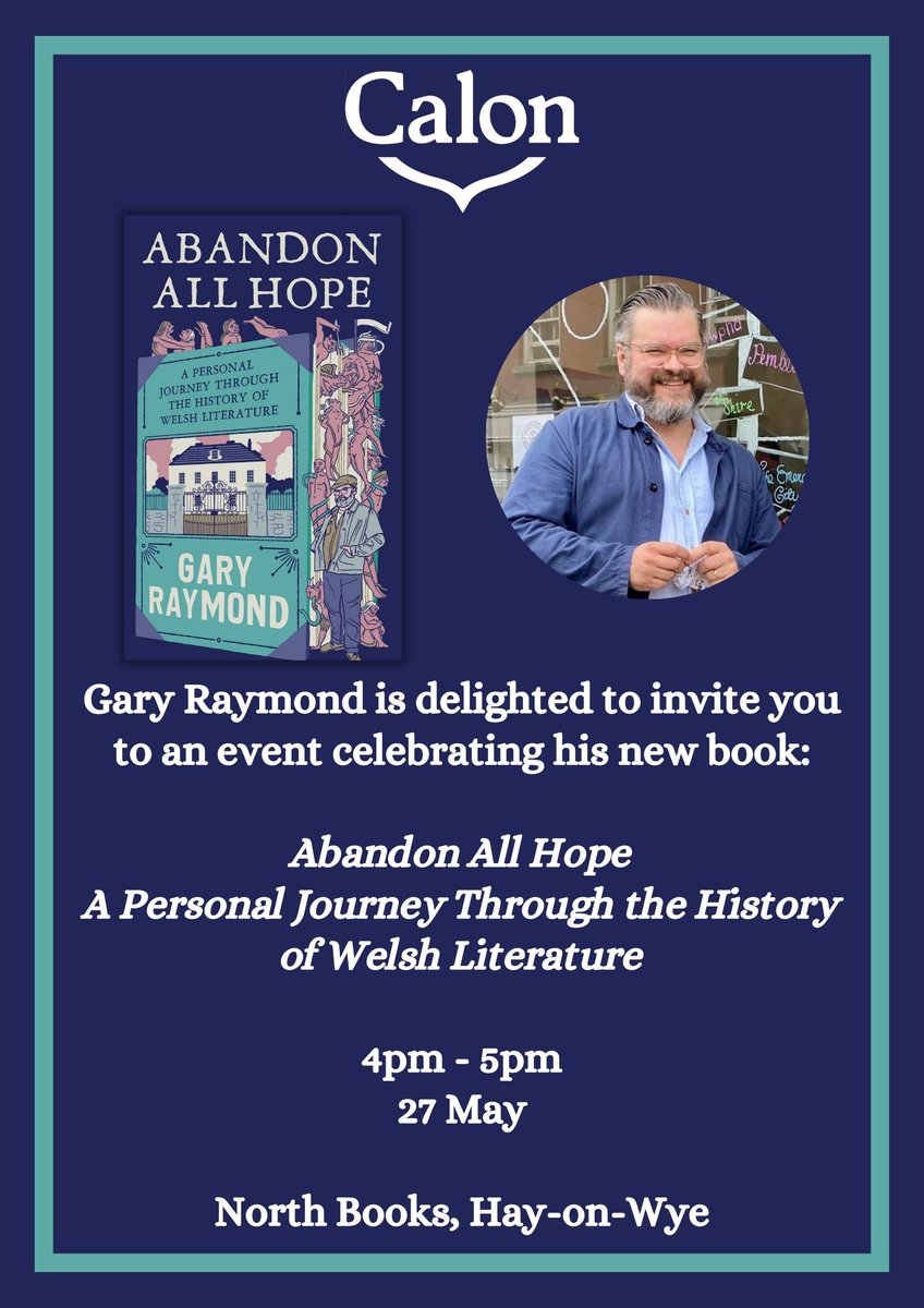 The first book event for Abandon All Hope will be in Hay-on-Wye next Monday at the brilliant North Books. Please do drop by to find out what it's all about, and I'll be signing copies too. Hope to see you there.