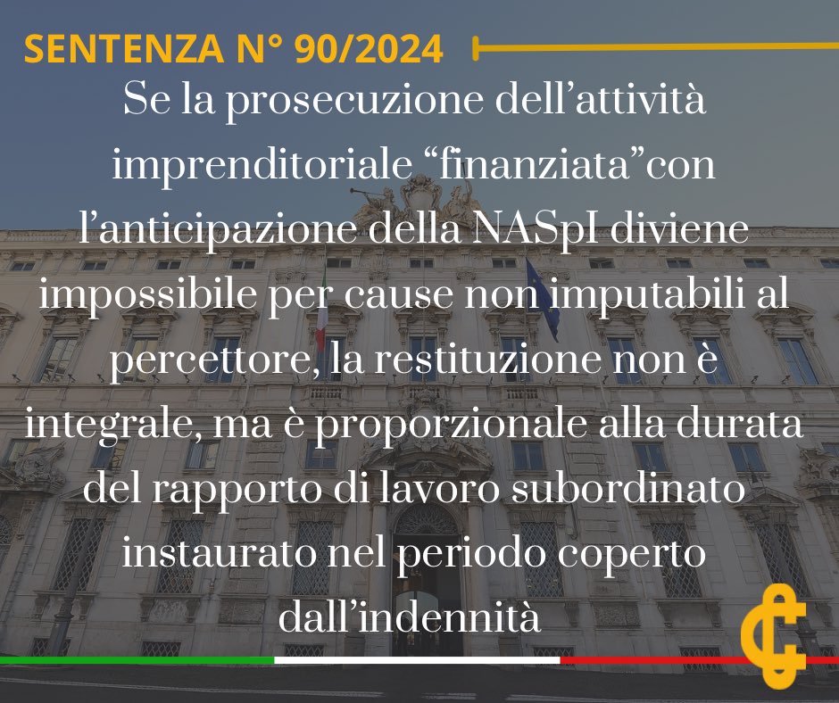 Leggi il comunicato integrale della sentenza n° 90/2024 della Corte costituzionale:

cortecostituzionale.it/documenti/comu…

#Comunicato #Sentenza #Cortecostituzionale