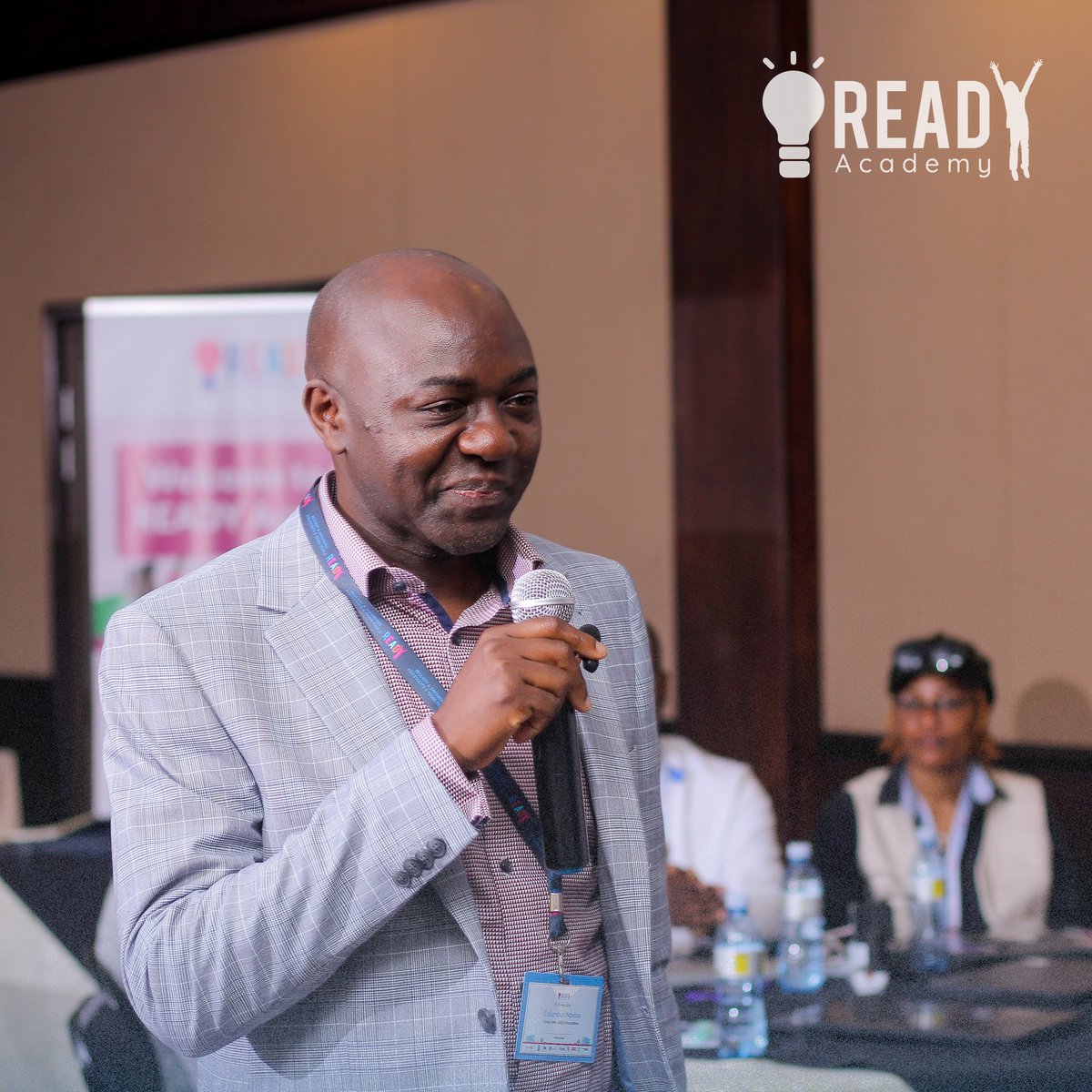 We are pleased to have Columbus Ndeloa from @ejaf who shared his eagerness to learn about the #READYAcademy2024 and was looking forward to an awesome experience. He revealed he was in attendance to assess how replicable the academy model was for use in other African regions. 🤩🔥