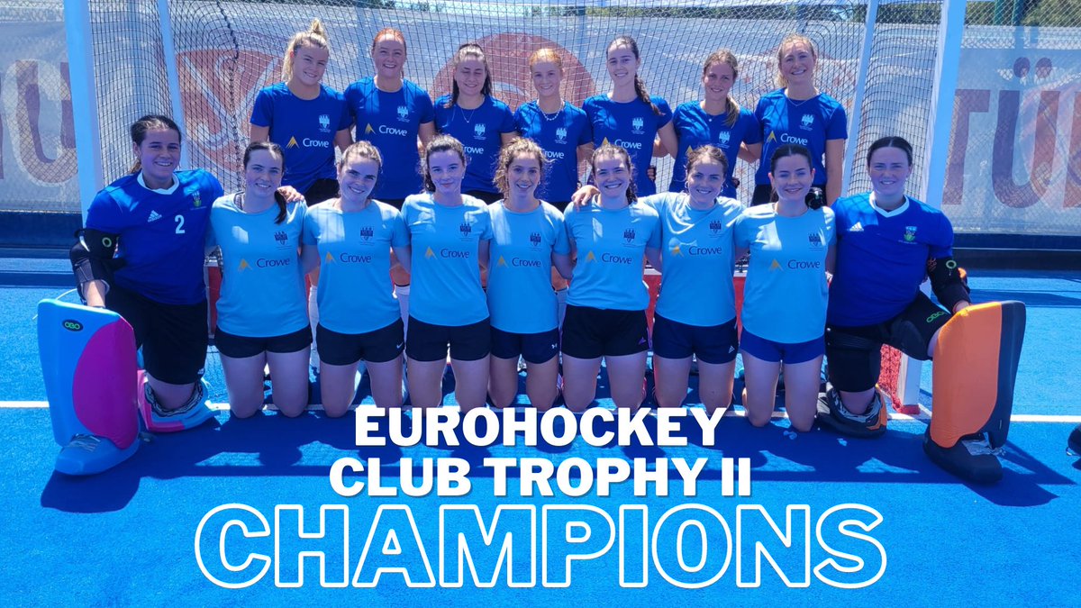 UCD Ladies Hockey are the @eurohockeyorg Club Trophy II Champions! 👏🙌🏆 Congrats to the entire @UCDLadiesHockey squad and management team! 📸Photos to follow soon!