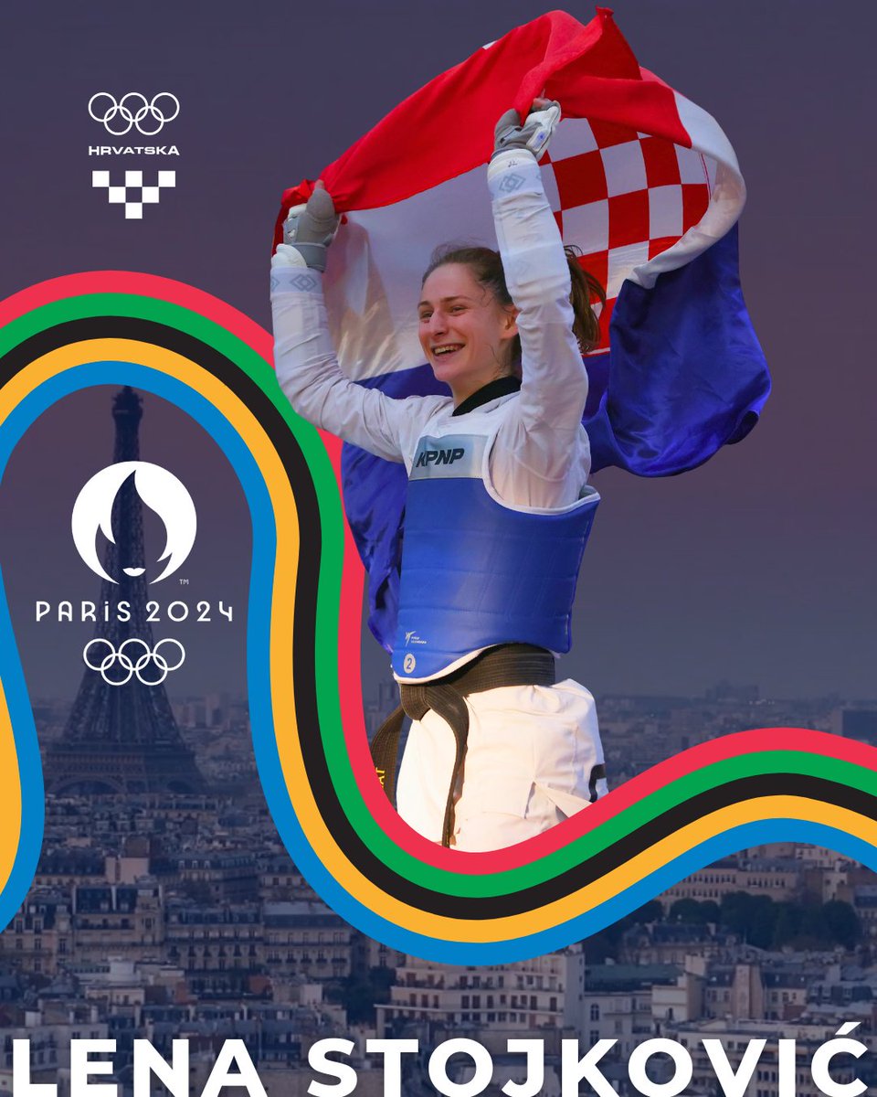 😍 Lena Stojković nova je putnica za Pariz 🥳 Dvostruka svjetska i trostruka europska prvakinja, prvi put u karijeri sudjelovat će na Olimpijskim igrama! Lena će nastupiti u kategoriji do 49 kilograma! Čestitamo! ❤️🤍