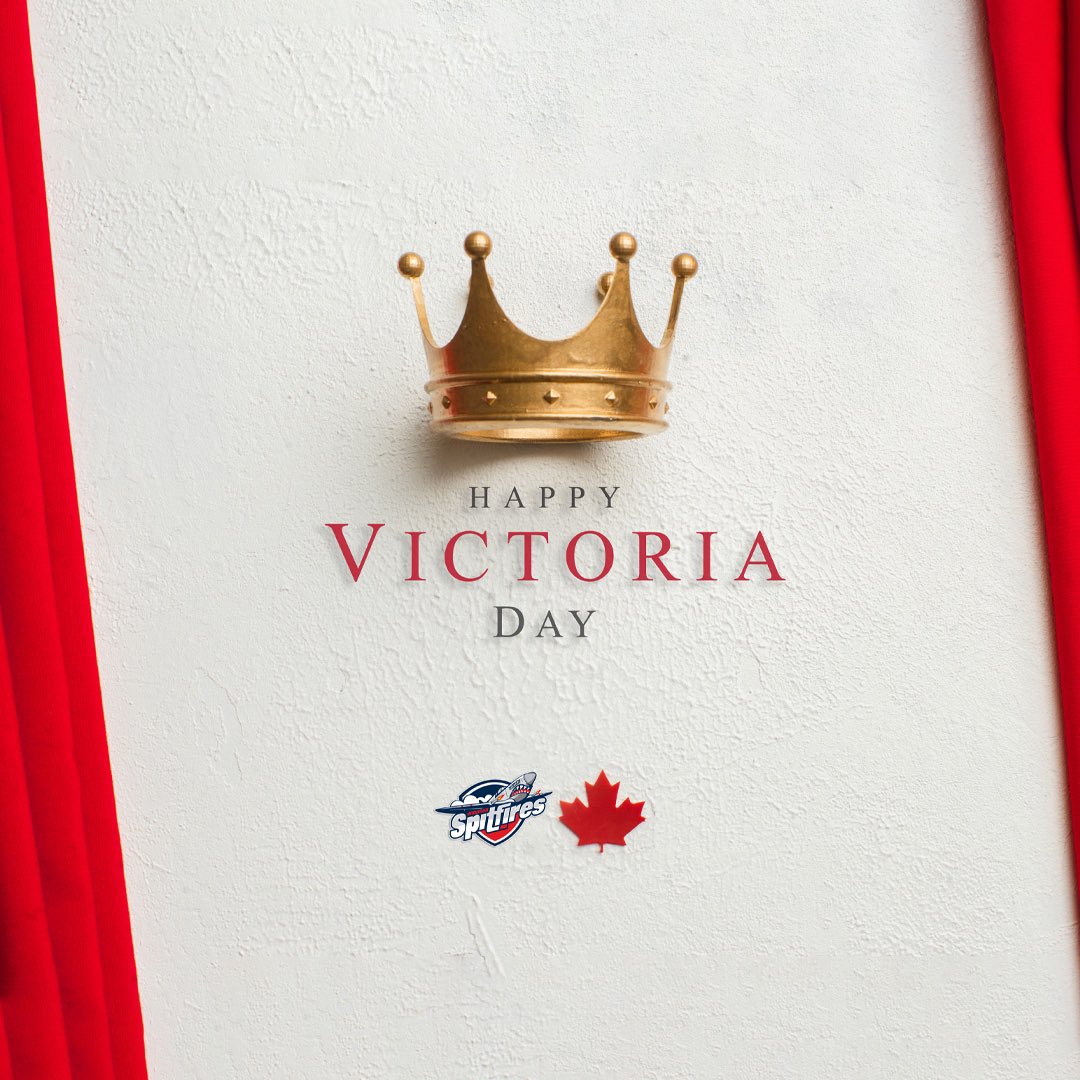 Happy Victoria Day from everyone here at Spitfires HQ! We hope you are enjoying another beautiful holiday here in Windsor / Essex! ❤️ #windsorspitfires #windsoressex #victoriaday