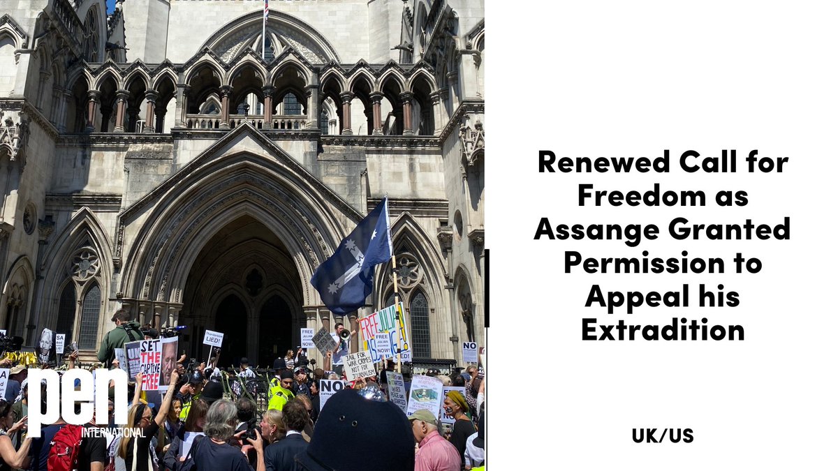 Today’s decision by the UK High Court is a crucial step in our years-long campaign to free #JulianAssange. It is a stepping stone in ensuring that Assange is freed, a small victory for press freedom, and a beacon of hope for whistleblowers worldwide. Our statement: