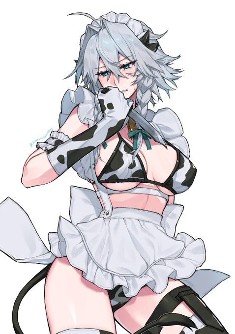 深夜なので性癖詰め合わせえちち咲夜さんを流しておきます…うおおおお!!!!!!!牛柄ビキニ着てくれ!!!!!着させたッ!!!!!!!!! 