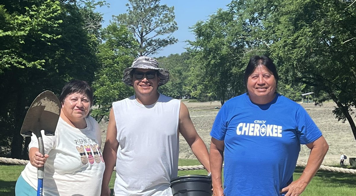 WildcatTommy's tweet photo. Osiyo. 5/19/24. Hunted for Diamonds today with Twin Tammy Buchanan &amp; Nephew Jonas Wildcat at the Crater of Diamonds State Park, Murfreesboro,  Arkansas. Didn’t find any Diamonds, but I bought a few Souvenirs &amp; had some fun making another adventurous memory with Family. Osda. https://t.co/8HVxvkqzhd