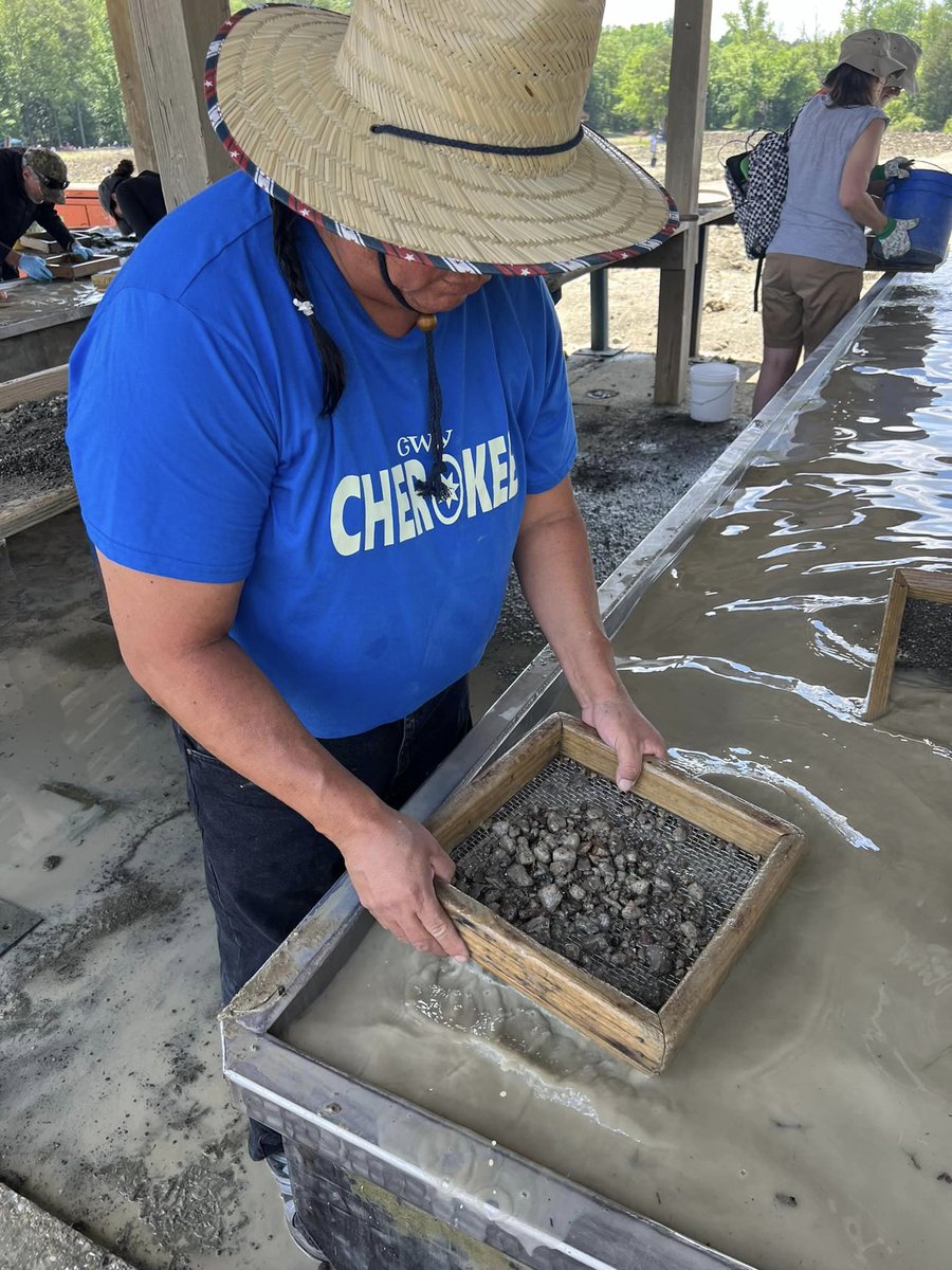 WildcatTommy's tweet photo. Osiyo. 5/19/24. Hunted for Diamonds today with Twin Tammy Buchanan &amp; Nephew Jonas Wildcat at the Crater of Diamonds State Park, Murfreesboro,  Arkansas. Didn’t find any Diamonds, but I bought a few Souvenirs &amp; had some fun making another adventurous memory with Family. Osda. https://t.co/8HVxvkqzhd