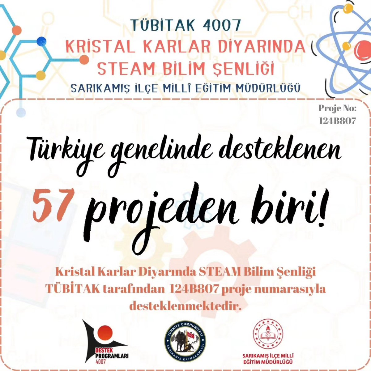 bilimsenligi365's tweet photo. Sarıkamış'ın ilk ve tek TÜBİTAK 4007 Bilim Şenliği 10-12 Ekim 2024’te bizlerle!

#BilimSeninleŞenlenecek

@Tubitak
@ProfHasanMandal
@tcmeb
@KarsValiligi
@ziyapolat73   
@kafkasedutr
@karsmem
@KafkasProjesi 
@TC_Sarikamis
@sarikamis_mem  
@sarikamisbeltr https://t.co/S9OVtmhJGd