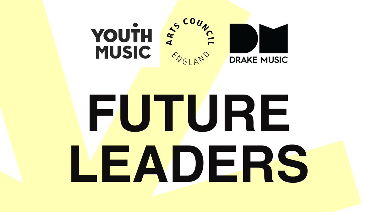 🆕 Drake Music is delighted to present Future Leaders, a new opportunity for 4 Disabled young people looking for a long-term, fulfilling musical career. More info & accessible applications via our website: shorturl.at/NB86l Deadline Sunday 23rd June.