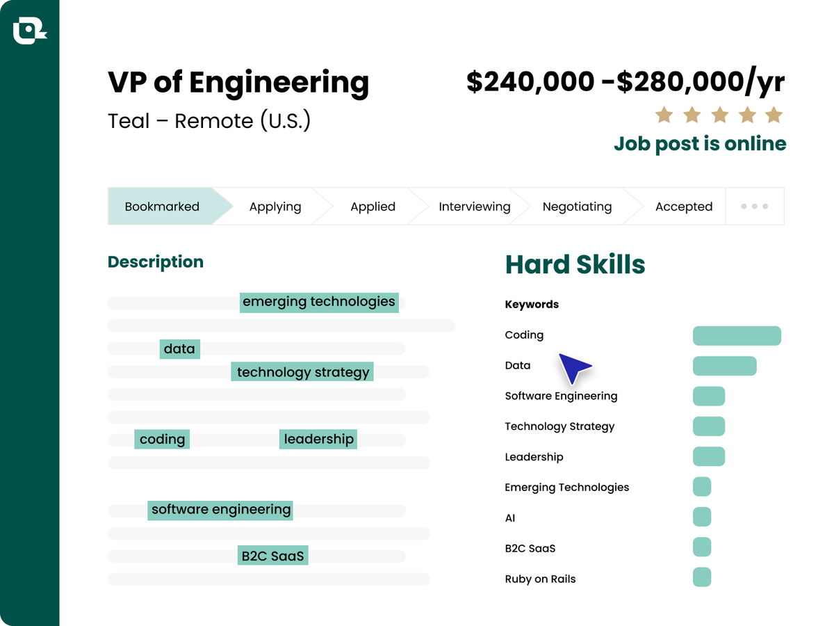 We're looking for a VP of Engineering to join our team! 

If you've led (and successfully scaled) software engineering teams at early-stage startups and have experience building B2C SaaS products, we'd love to hear from you. 

Learn more &amp; apply here 👇
tealhq.com/careers/vp-of-…