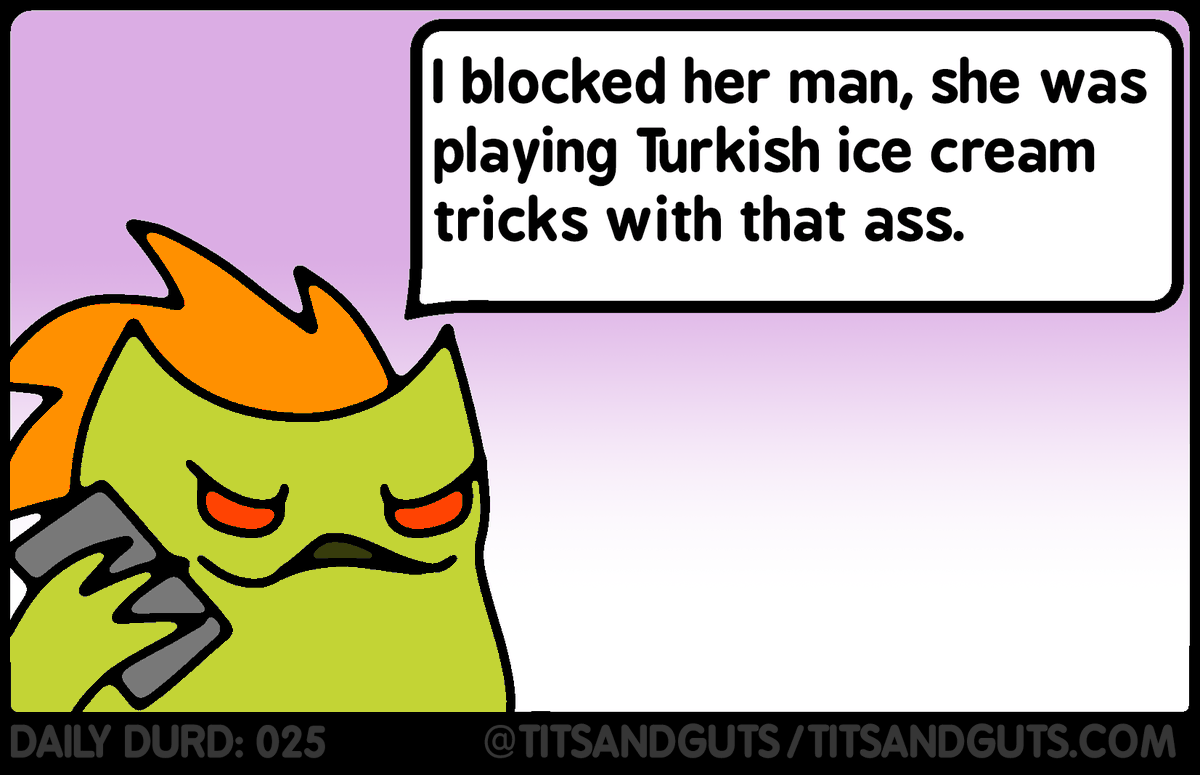 TitsandGuts's tweet photo. Every time I thought I had it...

#thedailydurd #tagcomics #webcomic #webcomics #loweffort #comics #comix #dailycomic #dailycomics #turkey #turkish #turkishicecream #toxic https://t.co/TERm4u83DH
