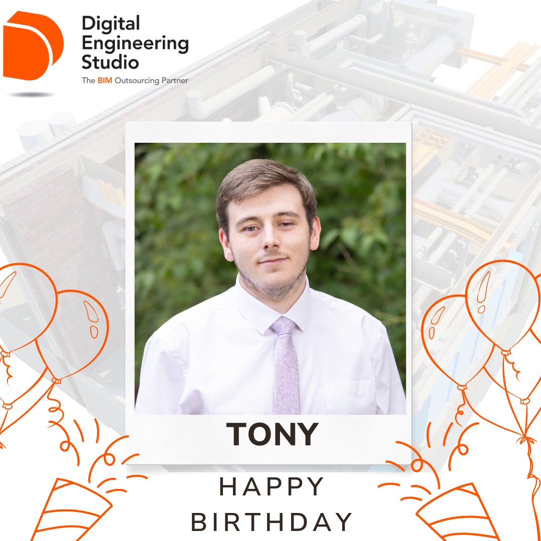 DIGENGSTUDIO's tweet photo. Join us in wishing a very happy birthday to our BIM Coordinator, Anthony!

Enjoy your special day, and we'll see you in the office for cake on your return. 🎈🎂 https://t.co/xPtjZjBMeg