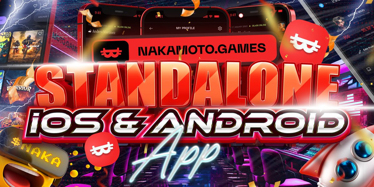 Nakamoto Games is excited to announce the launch of our first game as a standalone app on the @AppStore and @GooglePlay. 📢 This launch signifies the final testing and verification stage before the release of the $NAKA App on both platforms. 📢 This week, we will reveal which