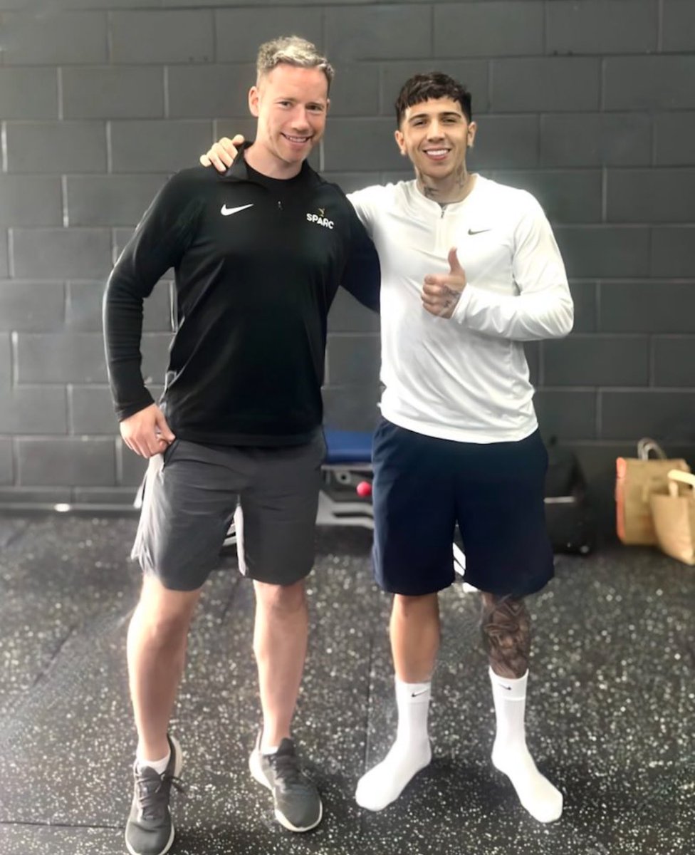 Enzo Fernández is currently rehabilitating at the Sparc Sports Physiotherapy Clinic in Greystones 🇮🇪 He's not the only ex-River Plate Argentine World Cup winner in Ireland this week - Exequiel Palacios shortly to arrive in Dublin with Leverkusen.