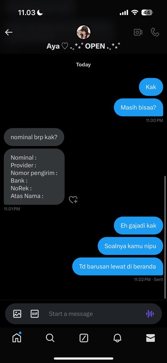 Masih terselamatkaannn #zonauang #zonajajan #penipu #scammer