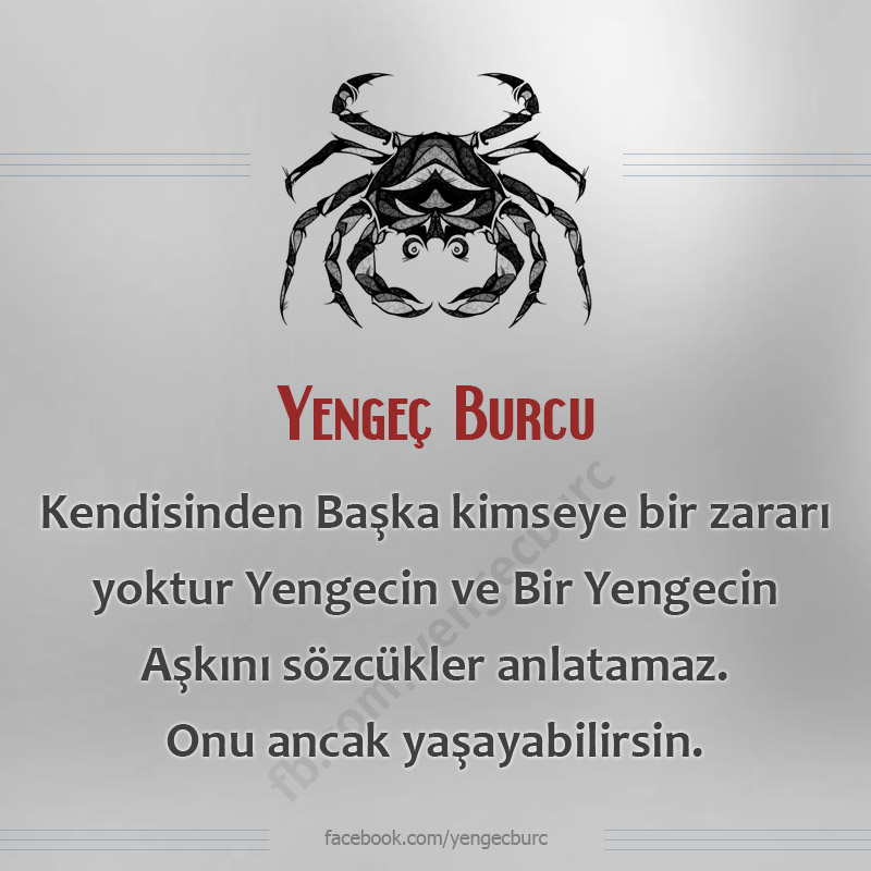 #YengeçBurcu