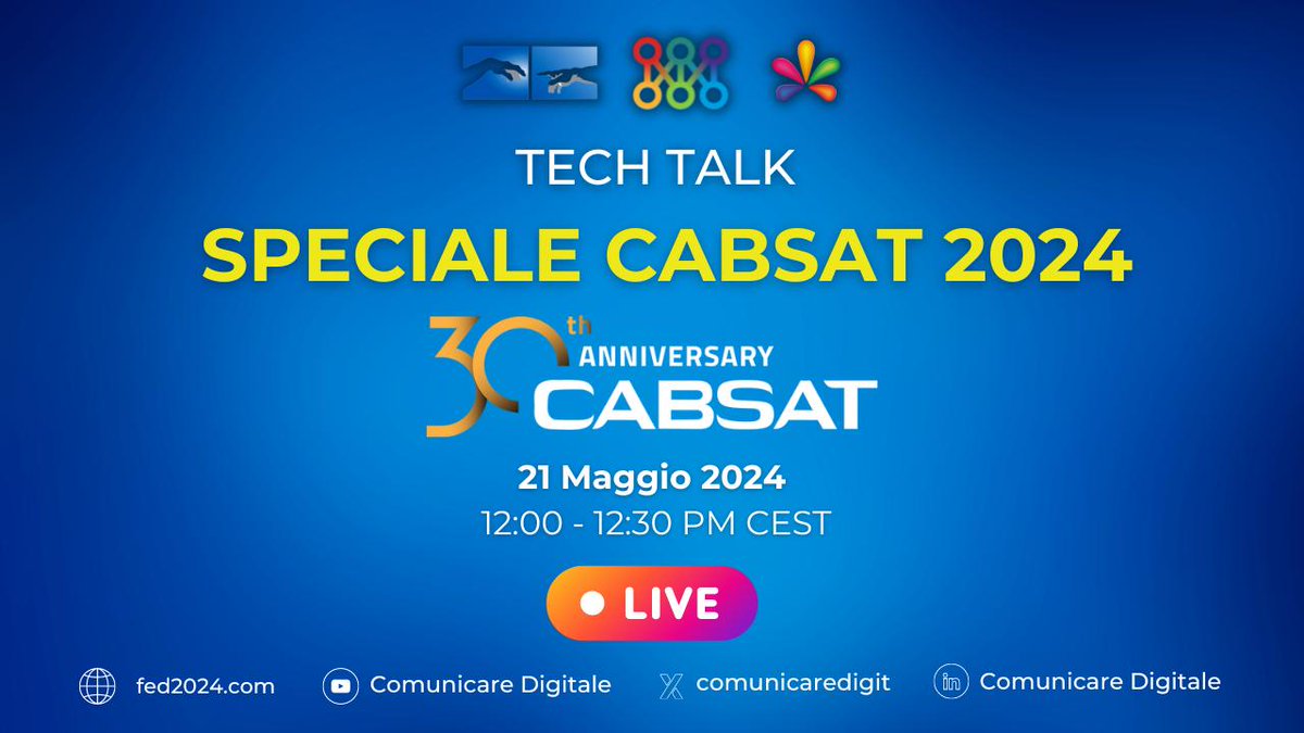 MonitoR_magazine (@monitortv) on Twitter photo Un nuovo Tech Talk di <a href="/ComunicareDigit/">FED - Lucca & Madrid (Forum Europeo Digitale)</a> in diretta da Dubai il 21 maggio alle 12:00, per avere le ultime novità e soluzioni per l’industria dei Media, per raccontare l’esperienza dell’edizione dei 30 anni dell’evento. monitor-radiotv.it/w/speciale-tec… Un nuovo Tech Talk di <a href="/ComunicareDigit/">FED - Lucca & Madrid (Forum Europeo Digitale)</a> in diretta da Dubai il 21 maggio alle 12:00, per avere le ultime novità e soluzioni per l’industria dei Media, per raccontare l’esperienza dell’edizione dei 30 anni dell’evento. monitor-radiotv.it/w/speciale-tec…