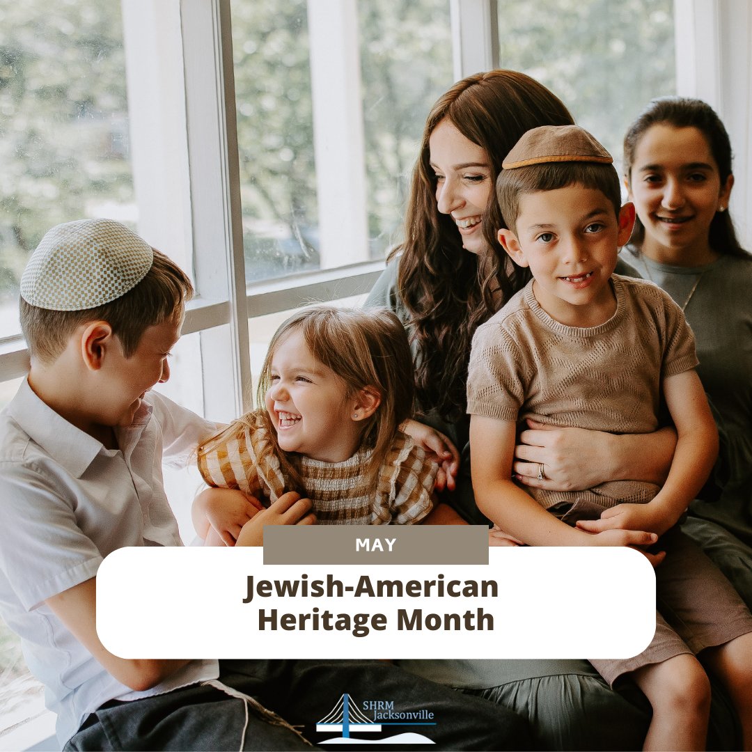 Celebrating the vibrant tapestry of Jewish American culture this #JewishAmericanHeritageMonth! 🌟 Let's honor the contributions, traditions, and resilience of our Jewish colleagues. #DiversityInclusion #SHRMJacksonville #HRFlorida