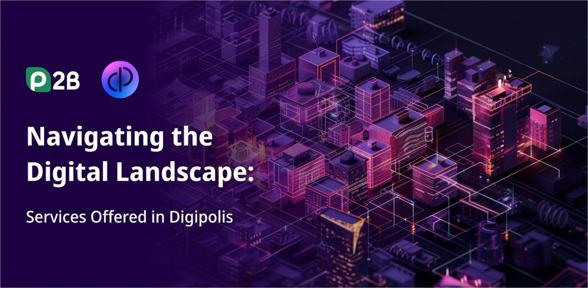 Digipolis_'s tweet photo. 🌐 Navigating the Digital Landscape: Services Offered in Digipolis 🌐

https://t.co/oDIPoILksB 

In #Digipolis, the realm of endless possibilities awaits you at every digital turn. $DIGI #business #metaverse #NFT https://t.co/TbepSDvXI2