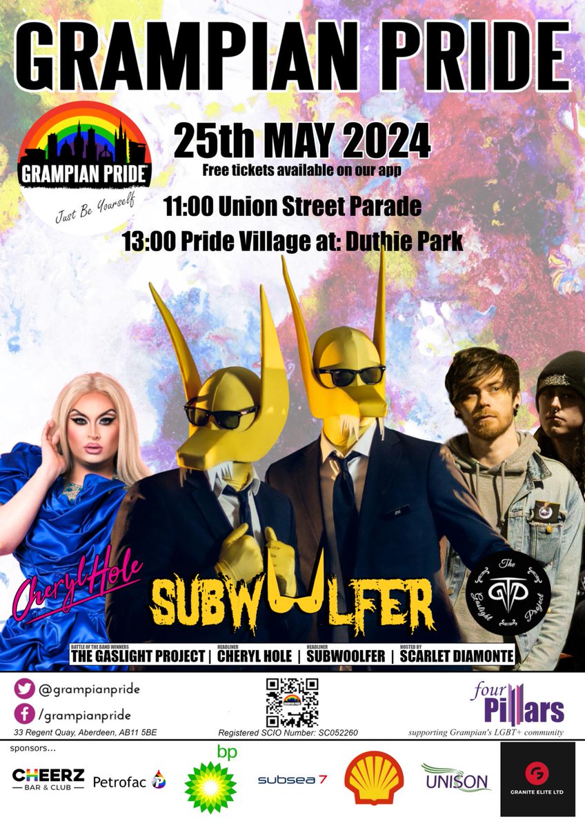 Granite Elite Security will once again be providing our security services for Grampian Pride on Saturday, May 25th, for the 3rd consecutive year. 

Read full article - loom.ly/onkTAKY

#GrampianPride #PrideParade #Aberdeencity #Inclusivity #CelebrateDiversity  #Unity