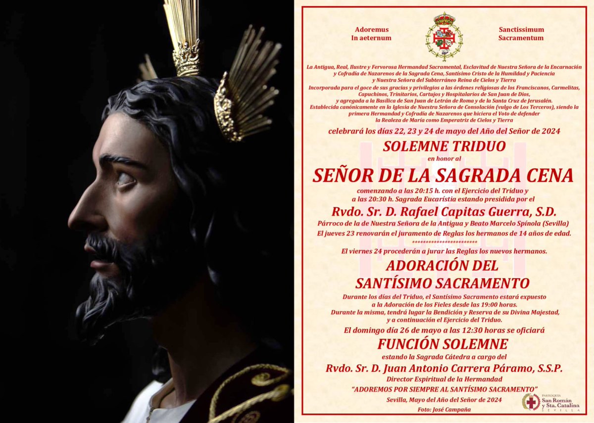 Hermandad de la Sagrada Cena tweet media