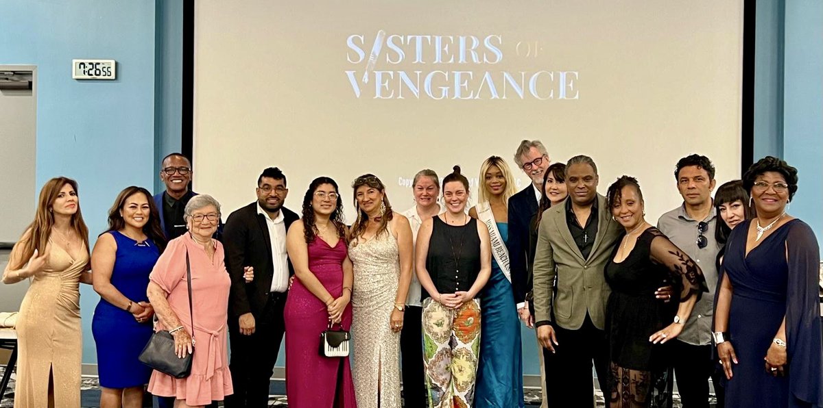 Thank you to each & every one of you who came out to screen Sisters of Vengeance at the 2024 Orlando International Film Festival!  Special shout-out to our South Florida family, who showed their support!

#sistersofvengeance
#filmfestival
#orlando
#florida
#ucf
#film
#movie
#fyp