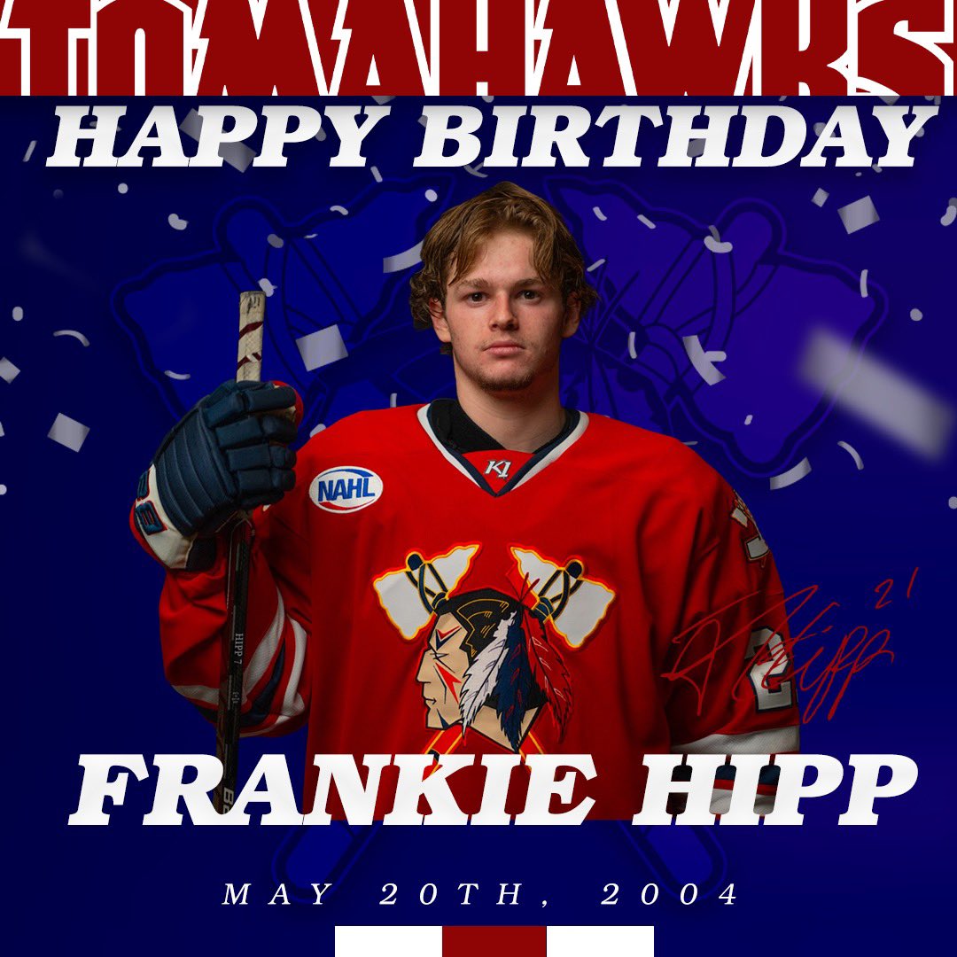 Wishing a very Happy Birthday to Frankie Hipp!🥳 #LetsGoHawks | #AllOfUs