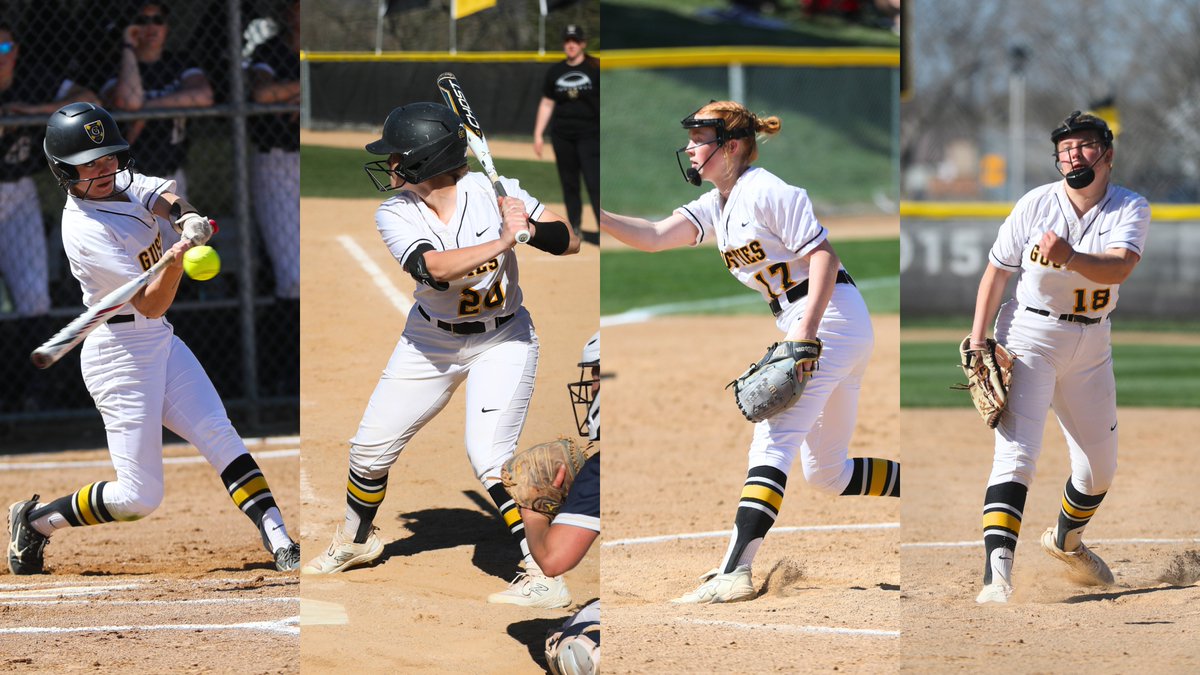 .@MIACathletics announces 2024 softball awards, four from @gacsoftball named All-Conference Release: gogusties.com/news/2024/5/20… #GoGusties | #d3sb