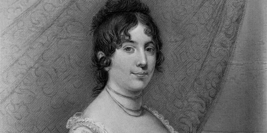 humanitiesmag's tweet photo. Learn how Dolley Madison, who was born #otd in 1768, gained influence through kindness in this article by @CatherineAllgor: https://t.co/fJ3y8UnyLs https://t.co/mqlGqmEzsO