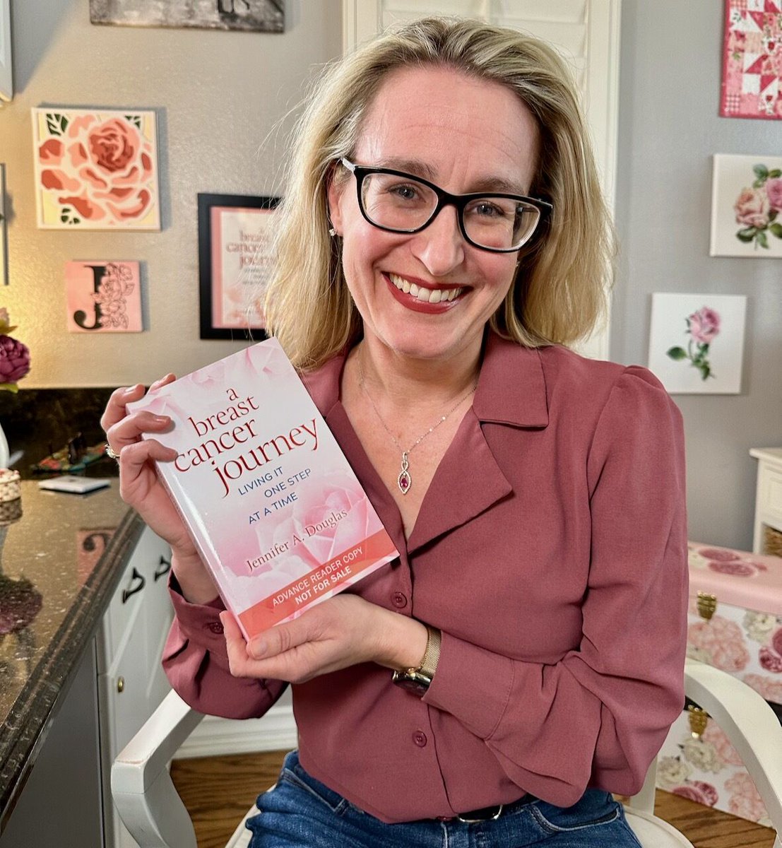 Receiving the first copies of my book was such a dream come true moment. In a good way. Unlike the actual process of going through breast cancer. Which was not at all fun. #bcsm jenniferadouglas.com/books