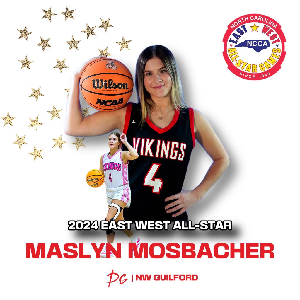 Congrats to <a href="/maslynmosbacher/">Maslyn Mosbacher</a> for being selected as a 2024 East/West Allstar!