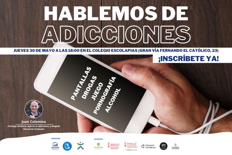 AVAFAM's tweet image. Sesión formativa: "Hablemos de adicciones" 
Drogas, Alcohol, Pantallas, Juego, Pornografía ... todos son temas tabú en nuestra sociedad, pero sobre todo en nuestros hogares. 

Inscríbete aquí: forms.gle/uZ2a9ro9jd1wh4…
Más info aquí: avafam.org/236905-2/

#Familias #Adicciones