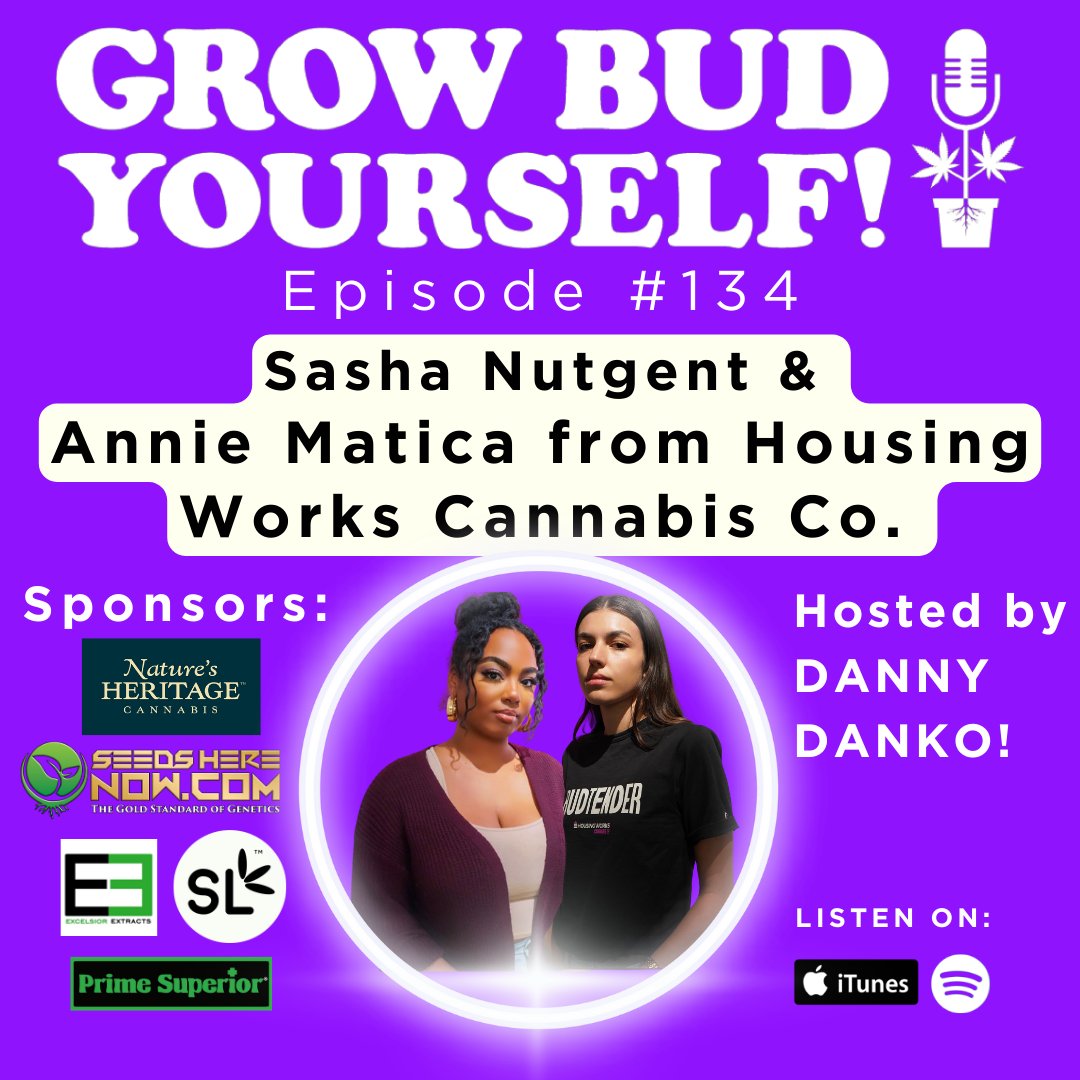 Episode 134 of @GrowBudYourself features guests Sasha Nutgent & Annie Matica from Housing Works Cannabis Co @HWCannabisCo - 1st legal dispensary in NY - on how responsible weed purchasing can help reduce the stigma. Plus Labeling & Taking Notes & Grow Q&A: shows.acast.com/freeweed/episo…