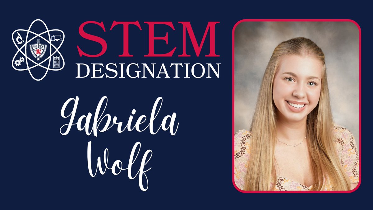 ViatorSTEM's tweet photo. Gabriela Wolf is our next #STEMsenior! Her experiences included bridge building in engineering club, volunteering with @SVHSFutureLion STEM day and participating in a summer academy of medicine. Gabriela will be attending @UWMadison and majoring in neurobiology and linguistics! https://t.co/lAKHua1j8p