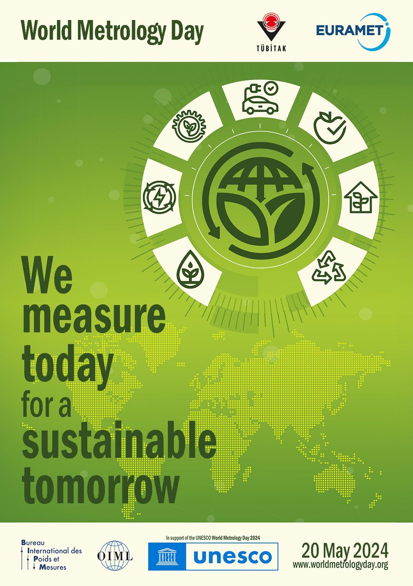 Today is #WorldMetrologyDay 2024. >worldmetrologyday.org #Sustainability #WorldMetrologyDay2024 #WMD2024