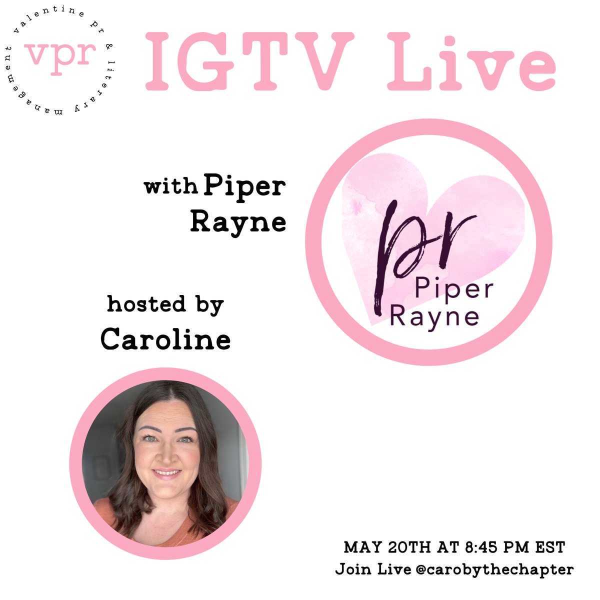 Join us tonight on IGTV Live at 8:45pm EST for a chat with Caroline from @carobythechapter ! We hope to see you there!! 🥰 instagram.com/carobythechapt…