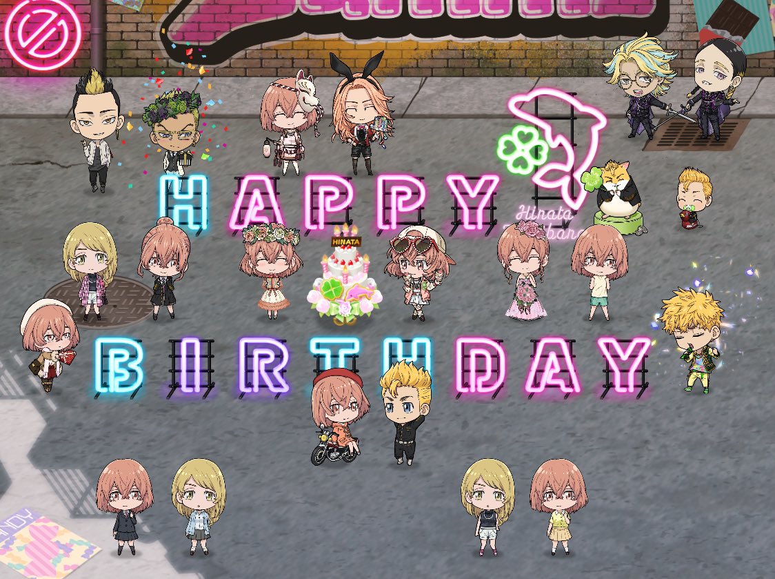 ヒナちゃん誕生日おめでとう🎉
10連でバースデーII来てくれたしリリース時からずっとやってるのに今日初めて特賞のヒナちゃん来たし誕生日イベントはタケヒナだし最高でした😭　#ぱずりべ