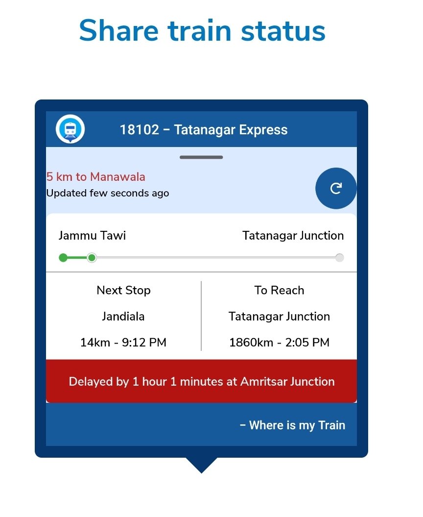 TamojeetK's tweet photo. @RailwaySeva @RailMinIndia please take a look on this concerning Delay https://t.co/goLmWPX8oW
