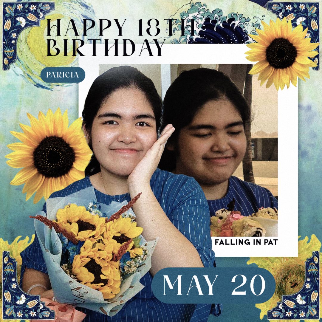 stem7dwarves's tweet photo. To a brilliant artist who brings life to her amazing works, May your day be as bright and cheerful as the sunflowers. Here’s to another milestone filled with creativity, joy, and endless possibilities. Keep painting with your unique colors. Happy birthday, Pat! 🖌️🎉 https://t.co/pmlHwkuqKw