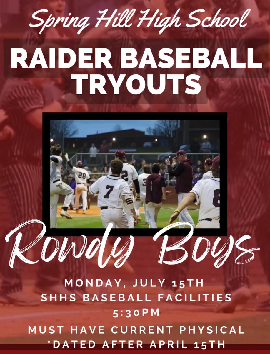 SHHS Raider Baseball tweet media