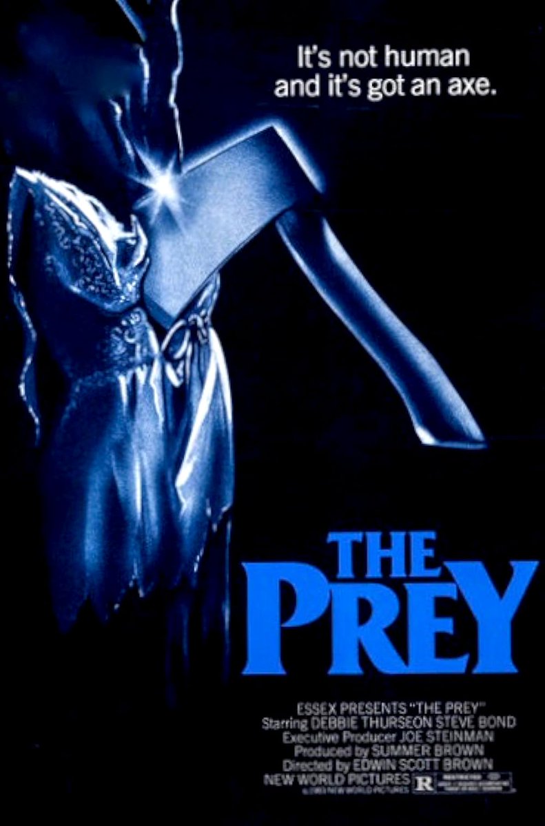 EugWSerra's tweet photo. On November 4, 1983, The Prey was released. #ThePrey #DebbieThureson #SteveBond #CarelStruycken #LoriLethin #RobertWald #GayleGannes https://t.co/aWhb5Ok2IK