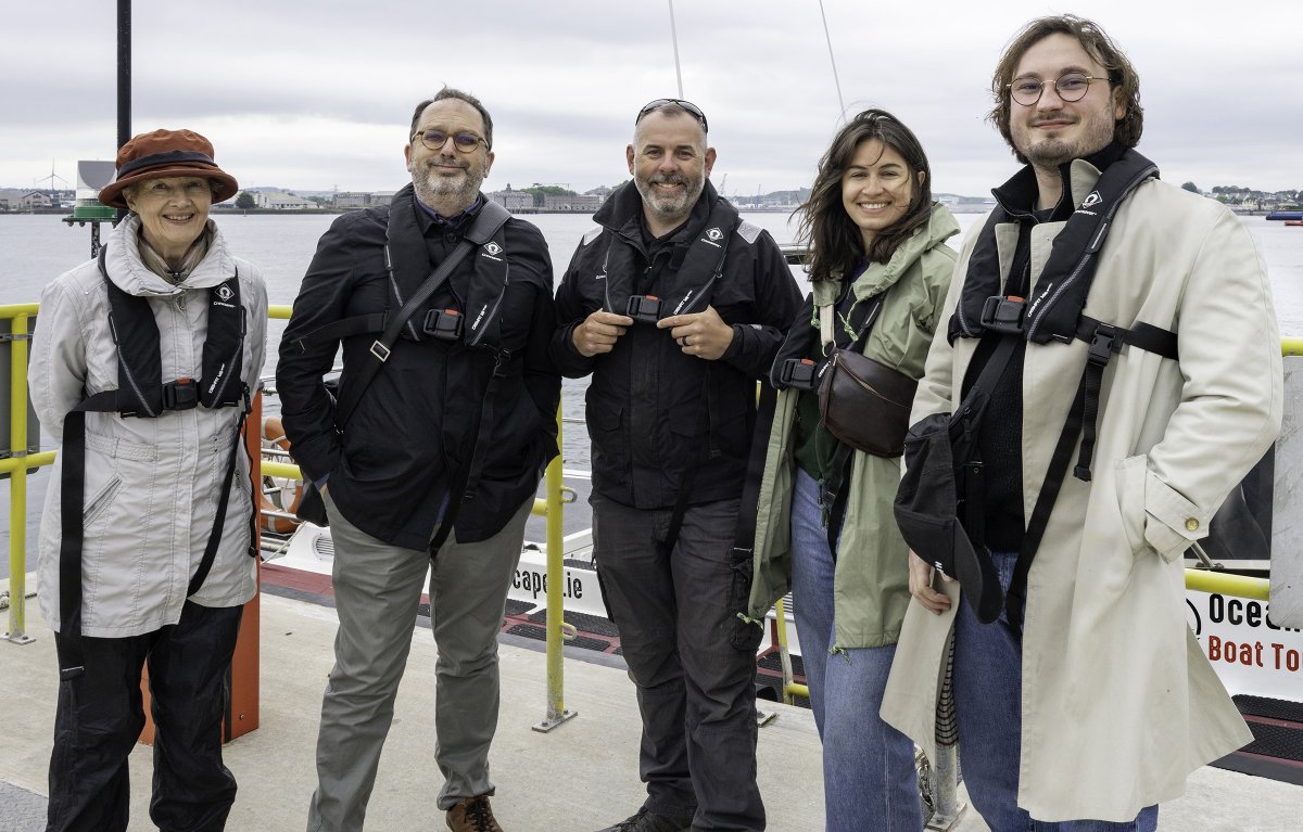 Travel journalists from Belgium – whose online platforms have over 470,000 unique monthly viewers combined – have been exploring Cork city, Kinsale and Cobh, as guests of Tourism Ireland and @Failte_Ireland. Here they are at Cobh Harbour.