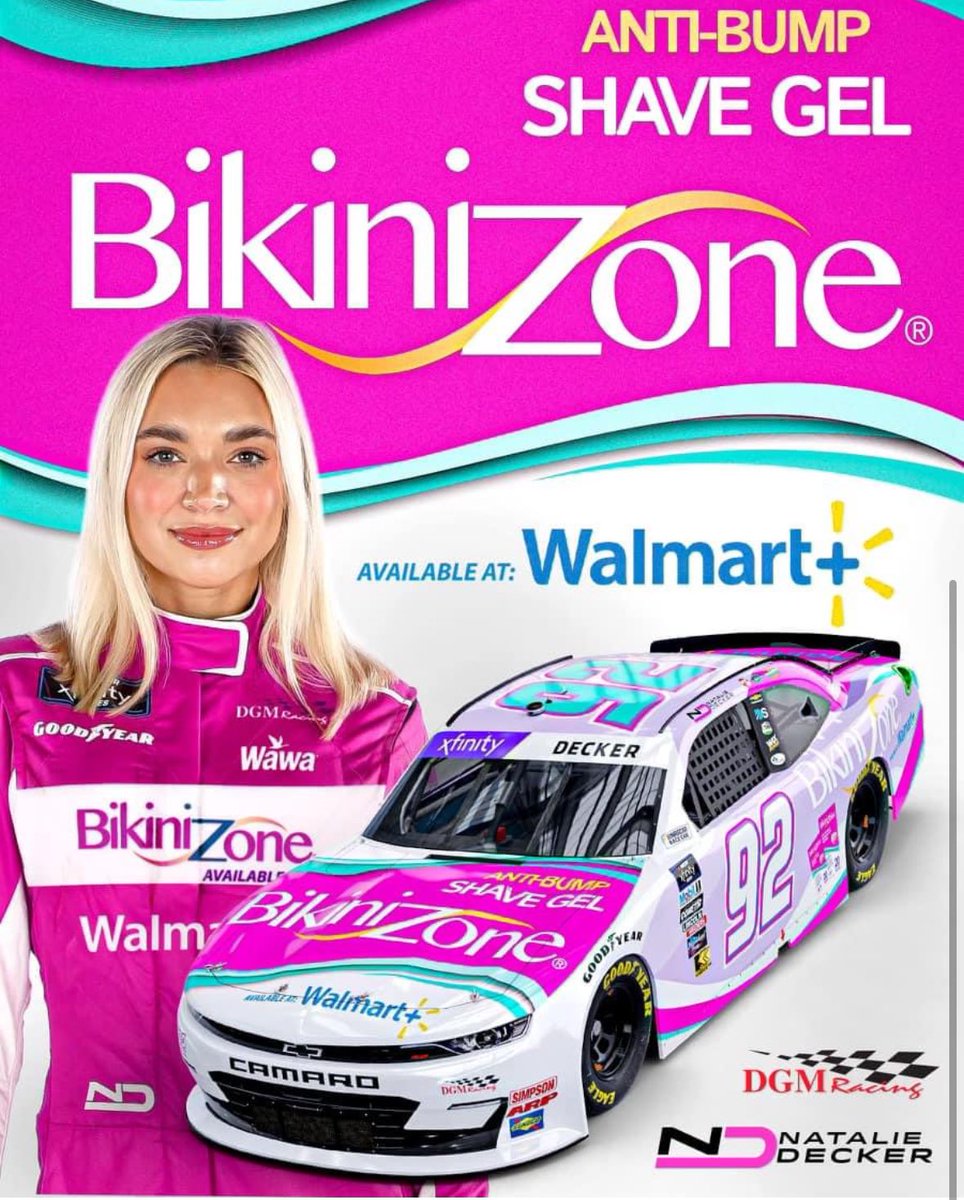 Welcome to race week, @NatalieRacing!!! Lookin’ smooth AND confident!🩷🙌🏁 #SmoothConfidence