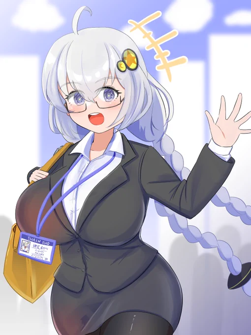 #紲星あかりスーツメガネあかりちゃん 