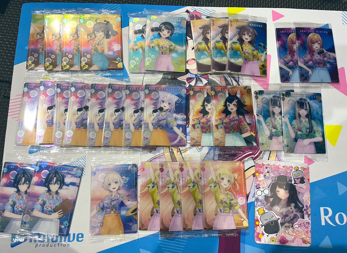 hololis_danin's tweet photo. ホロライブ　ウエハース　交換
【譲】画像1〜3
【求】🤖、🌸(友人分)、❤️‍🔥(友人分)、0期

画像1は画像3を含む交換のみ
2点〜のみ
🌸、❤️‍🔥は🤖を含む交換のみ

検索からでもお気軽にお声掛けください https://t.co/xhjSTG0EAd