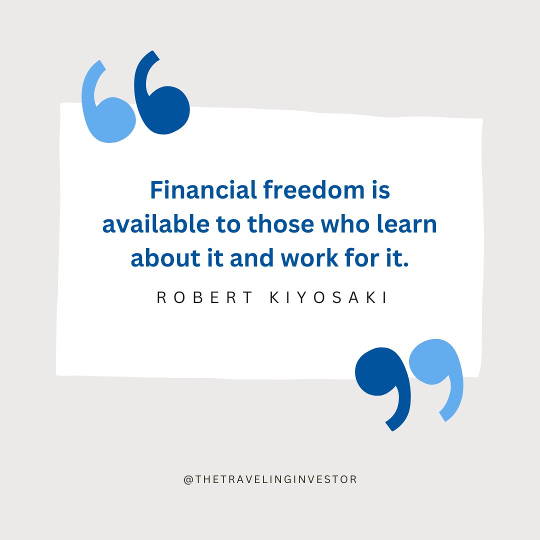 Financial freedom is a journey of learning and perseverance. As Robert Kiyosaki advises, equip yourself with knowledge and master financial independence through real estate. Join our 2-day event on June 28-29. Register now: bit.ly/2DayMultifamil… #realestateinvesting