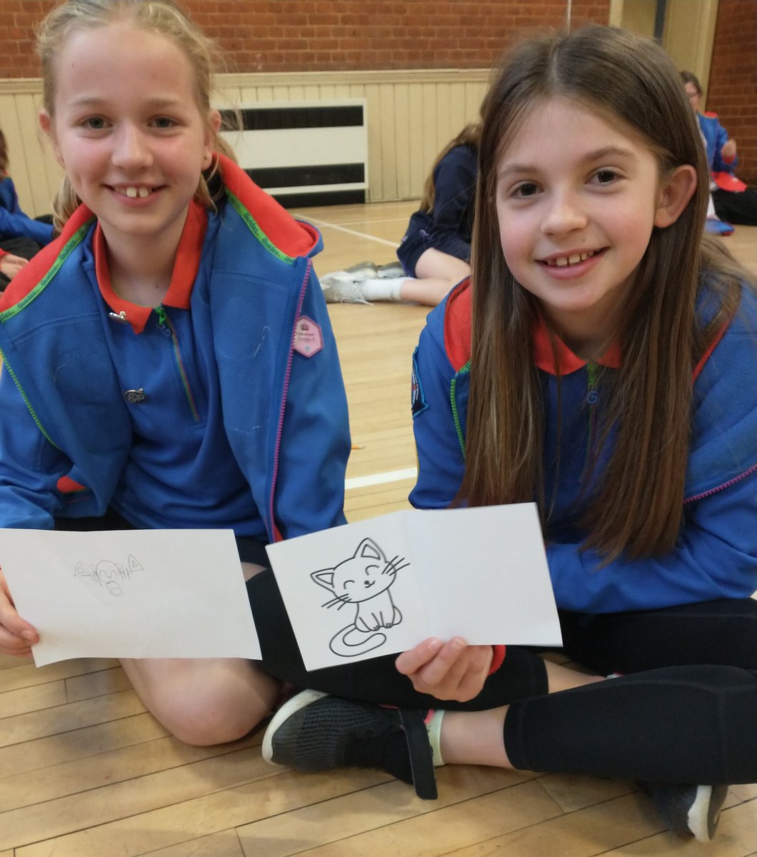 Last week we used we used some great resources from @Girlguiding and @alzheimerssoc, to learn more about dementia. We completed the ‘Drawing Distractions’ unit meeting activity, and also found out how to be ‘Dementia Friends’ #DementiaActionWeek