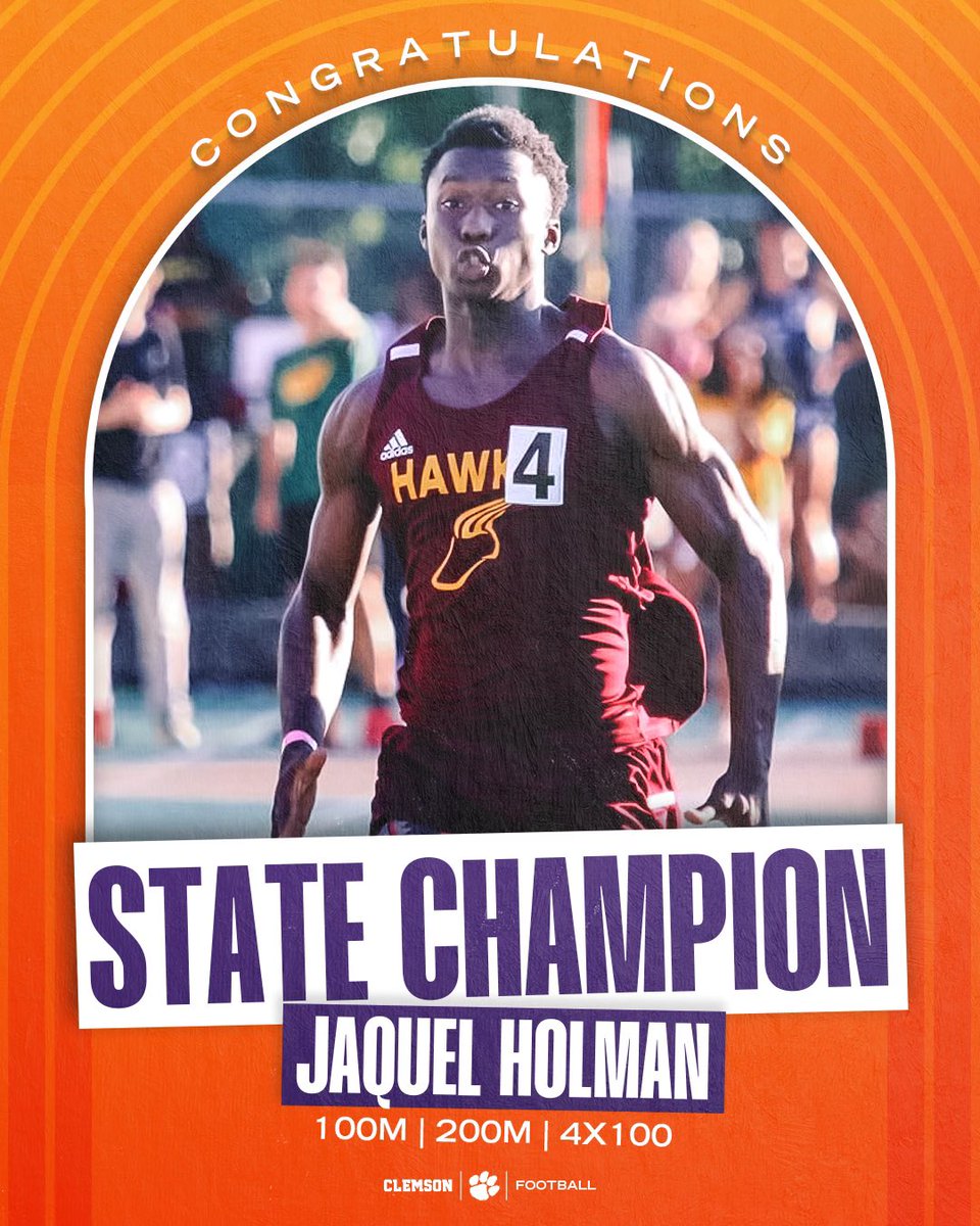 Appreciate it love from <a href="/ClemsonFB/">Clemson Football</a> 
 🐅 <a href="/CoachJonesHawks/">Kevin Jones</a>