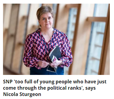 Whats this new thing where Sturgeon pops up every couple of days to point out a problem in Scottish politics entirely of her own deliberate making?