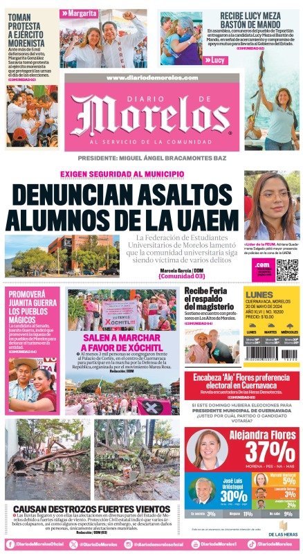 Michantune's tweet photo. Así las portadas en Morelos 
@panmorelos_ @jluriosteguis @JJIMENEZO @AndyGordillo_ @LucyMezaGzm @j_marquezmx @Jorge_Meade 
#Morelos #Encuestas https://t.co/fnnwp0IOOt